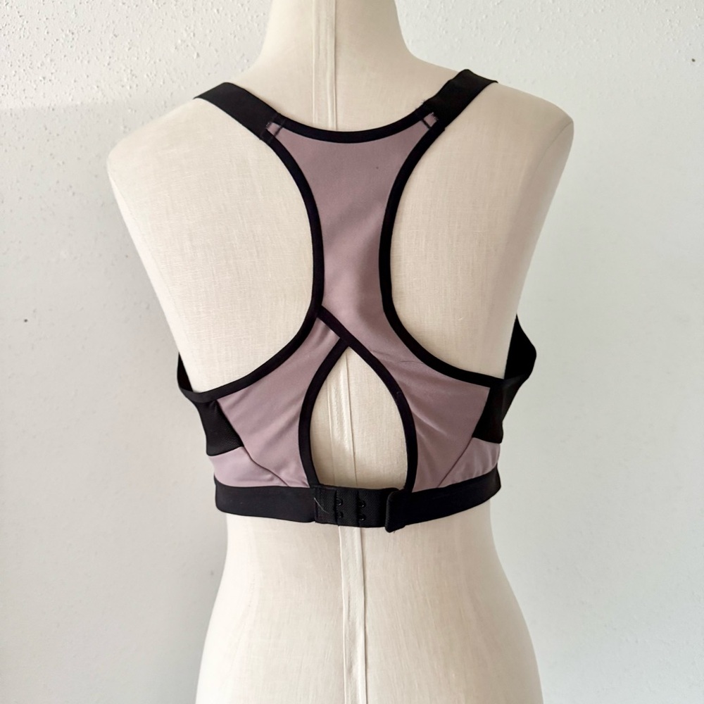 VS SPORT Incredible Sports Bra Purple Black Women's VSX Underwire Max Support L - Picture 5 of 6